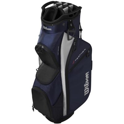 Torba golfowa Wilson Feather (na wózek, cartbag) granatowo-srebrna Torba golfowa Wilson Feather (na wózek, cartbag) granatowo-srebrna
