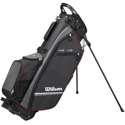 Wilson Staff Torba golfowa Wilson NEXUS CARRY BAG, czarno-szaro-czerwona (z nóżkami) Wilson Staff Torba golfowa Wilson NEXUS CARRY BAG, czarno-szaro-czerwona (z nóżkami)