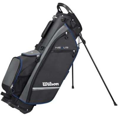 Wilson Staff Torba golfowa Wilson NEXUS CARRY BAG, czarno-szaro-niebieska (z nóżkami) Wilson Staff Torba golfowa Wilson NEXUS CARRY BAG, czarno-szaro-niebieska (z nóżkami)