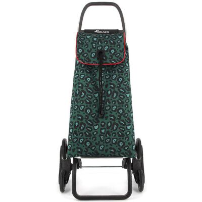 Wózek na zakupy Rolser I-Max Wild 6 - green Wózek na zakupy Rolser I-Max Wild 6 - green