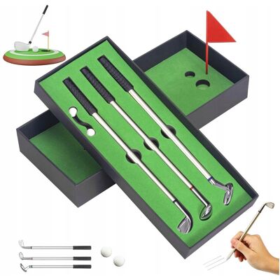 Inny producent ZESTAW 3 DŁUGOPISÓW DLA GOLFISTY MINI GOLF KIJE DO GOLFA POLE GOLFOWE Inny producent ZESTAW 3 DŁUGOPISÓW DLA GOLFISTY MINI GOLF KIJE DO GOLFA POLE GOLFOWE