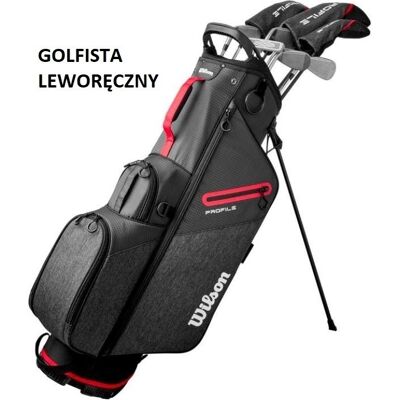 Zestaw kijów golfowych Wilson PROFILE, 10 kijów na stali z torbą, set Zestaw kijów golfowych Wilson PROFILE, 10 kijów na stali z torbą, set