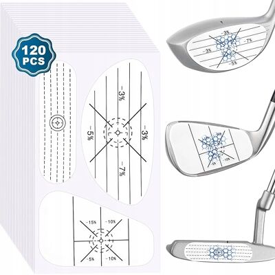 Inny producent 120X NAKLEJKI UDERZENIOWE NA KIJ GOLFOWY NAUKA GOLFA DLA DZIECI DOROSŁYCH Inny producent 120X NAKLEJKI UDERZENIOWE NA KIJ GOLFOWY NAUKA GOLFA DLA DZIECI DOROSŁYCH