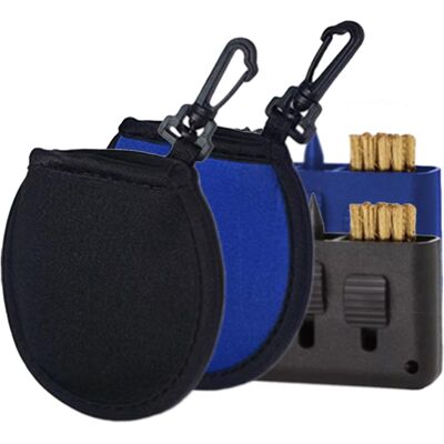 Inny producent Etui 2 Sztuki Golfowe Czyszczenie Piłek Zestaw Worek Akcesoria Inny producent Etui 2 Sztuki Golfowe Czyszczenie Piłek Zestaw Worek Akcesoria