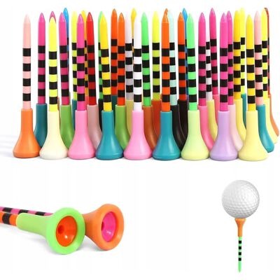 Inny producent Herbaty Golfowe 60 Sztuk 83mm Plastikowe Wytrzymałe Kolorowe Akcesoria Inny producent Herbaty Golfowe 60 Sztuk 83mm Plastikowe Wytrzymałe Kolorowe Akcesoria
