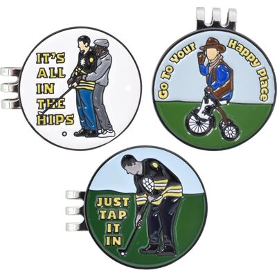 Inny producent Marker Golfowy 3 Sztuki Magnes Akcesoria Do Golfa Klips Czapka Inny producent Marker Golfowy 3 Sztuki Magnes Akcesoria Do Golfa Klips Czapka