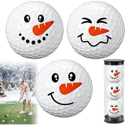 Inny producent Piłeczki Golfowe Bałwan 3 Sztuki Prezent Świąteczny Średnica 426 Cm Trwałe Inny producent Piłeczki Golfowe Bałwan 3 Sztuki Prezent Świąteczny Średnica 426 Cm Trwałe