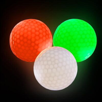 Inny producent Piłeczki Golfowe Led 3 Sztuki Świecące Noc Akcesoria Trwałe Do Gry Inny producent Piłeczki Golfowe Led 3 Sztuki Świecące Noc Akcesoria Trwałe Do Gry