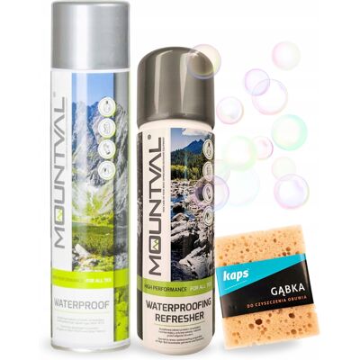 Kaps Spray I Detergent Do Impregnacji Butów I Odzieży Z Gąbką Uniwersalną 3w1 Kaps Spray I Detergent Do Impregnacji Butów I Odzieży Z Gąbką Uniwersalną 3w1