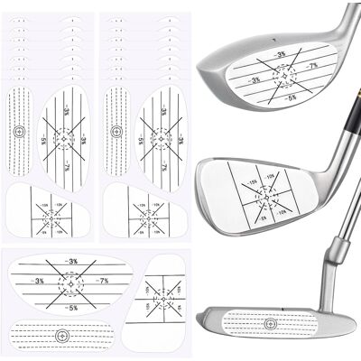 Inny producent Taśmy Uderzeniowe Golfowe 120 Sztuk Naklejki Klubowe Treningowe Analiza Inny producent Taśmy Uderzeniowe Golfowe 120 Sztuk Naklejki Klubowe Treningowe Analiza
