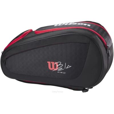 Torba Do Padla Wilson Bela V3 Padel Czarno-Czerwona Torba Do Padla Wilson Bela V3 Padel Czarno-Czerwona