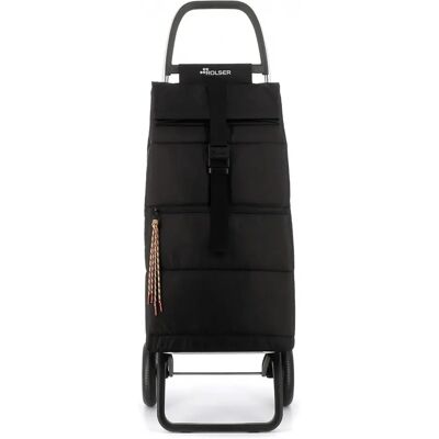 Wózek Składany Na Zakupy 2 Kołowy Rolser Big 2l Polar - Black Wózek Składany Na Zakupy 2 Kołowy Rolser Big 2l Polar - Black
