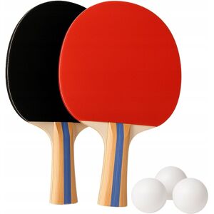 Inny producent 2X PALETKI RAKIETKI DO PING PONGA TENISA STOŁOWEGO + 3 PIŁECZKI NA PREZENT Inny producent 2X PALETKI RAKIETKI DO PING PONGA TENISA STOŁOWEGO + 3 PIŁECZKI NA PREZENT