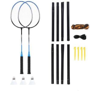 NILS, Zestaw do badmintona NRZ012 (2 rakietki, 3 lotki, siatka 6m, pokrowiec)