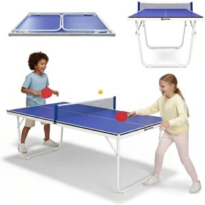Przenośny, składany stół do ping ponga, tenis stołowy HyperMotion do domowej gry rekreacyjnej dla dzieci i dorosłych Przenośny, składany stół do ping ponga, tenis stołowy HyperMotion do domowej gry rekreacyjnej dla dzieci i dorosłych