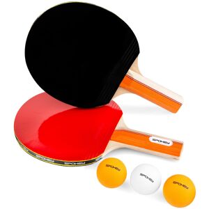 Spokey Zestaw do ping ponga Standard Set rakietki piłeczki Spokey Zestaw do ping ponga Standard Set rakietki piłeczki