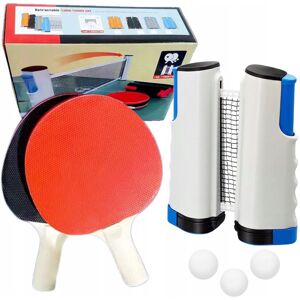 Inny producent ZESTAW DO TENISA STOŁOWEGO PING PONG 3X PIŁECZKI, SIATKA ROZKŁADANA Inny producent ZESTAW DO TENISA STOŁOWEGO PING PONG 3X PIŁECZKI, SIATKA ROZKŁADANA