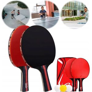 Inny producent Zestaw do tenisa stołowego rakietki Ping-Pong 2x Rakietka 3x piłki PREZENT Inny producent Zestaw do tenisa stołowego rakietki Ping-Pong 2x Rakietka 3x piłki PREZENT