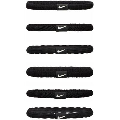 Gumki do włosów Nike Flex 6 szt. czarne N1009194091OS Gumki do włosów Nike Flex 6 szt. czarne N1009194091OS