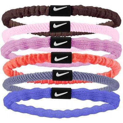 Gumki do włosów Nike Flex Hair Ties multicolor x6 Gumki do włosów Nike Flex Hair Ties multicolor x6