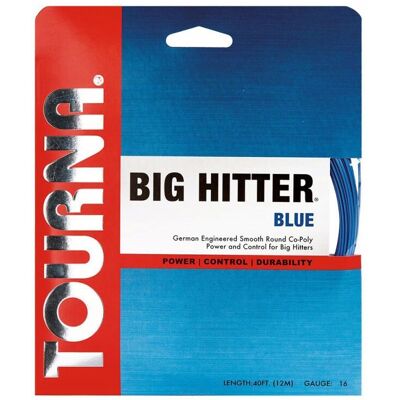 Naciąg tenisowy Tourna Big Hitter Blue 1.25 - niebieski Naciąg tenisowy Tourna Big Hitter Blue 1.25 - niebieski