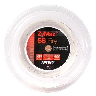 Naciąg ZyMax 66 Power - rolka ASHAWAY Biały Naciąg ZyMax 66 Power - rolka ASHAWAY Biały