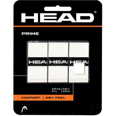Owijki Tenisowe Wierzchnie Head Prime X3 Białe Owijki Tenisowe Wierzchnie Head Prime X3 Białe
