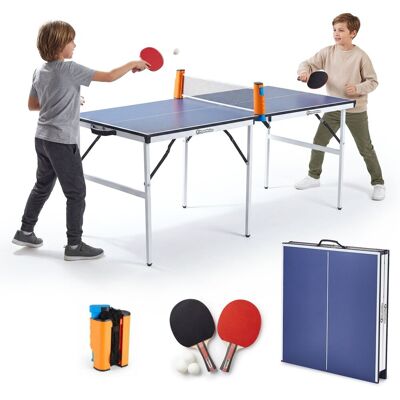HYPERMOTION Przenośny, Składany Stół Do Ping Ponga, Tenis Stołowy Hyper Motion Dla Dzieci I Młodzieży 152 X 73 X 69 Cm HYPERMOTION Przenośny, Składany Stół Do Ping Ponga, Tenis Stołowy Hyper Motion Dla Dzieci I Młodzieży 152 X 73 X 69 Cm