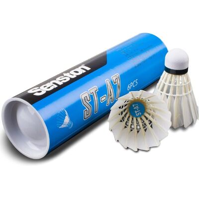 Inny producent Senston Lotki do badmintona 6 szt. lotki rozrywkowe trwałe piłki do badmintona do sportów na świeżym powietrzu i wewnątrz Inny producent Senston Lotki do badmintona 6 szt. lotki rozrywkowe trwałe piłki do badmintona do sportów na świeżym powietrzu i wewnątrz