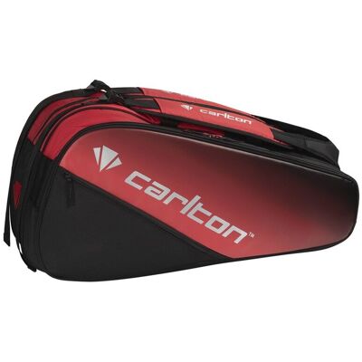 Torba do badmintona na rakiety CARLTON PRO 3 COMP RACKET BAG Black/Red Torba do badmintona na rakiety CARLTON PRO 3 COMP RACKET BAG Black/Red