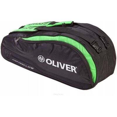 Torba Do Squasha Oliver Top Pro Czarno-Zielona Torba Do Squasha Oliver Top Pro Czarno-Zielona
