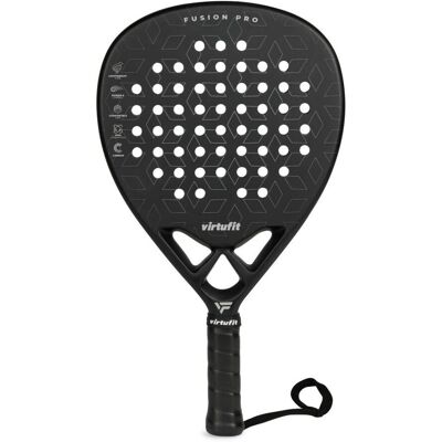 Inny producent Virtufit Rakieta Padel Fusion Pro - Czarno-Srebrna Inny producent Virtufit Rakieta Padel Fusion Pro - Czarno-Srebrna