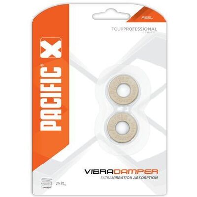 Wibrastop do rakiety tenisowej Pacific Vibra Damper Biały 2 szt Wibrastop do rakiety tenisowej Pacific Vibra Damper Biały 2 szt