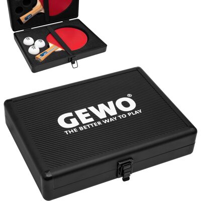 Gewo Alu-Safe Walizka Na 2 Rakiety Do Tenisa Stołowego Czarna Gewo Alu-Safe Walizka Na 2 Rakiety Do Tenisa Stołowego Czarna