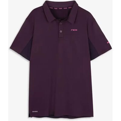 Koszulka Nox Pro Deep Purple Padel Polo L Koszulka Nox Pro Deep Purple Padel Polo L