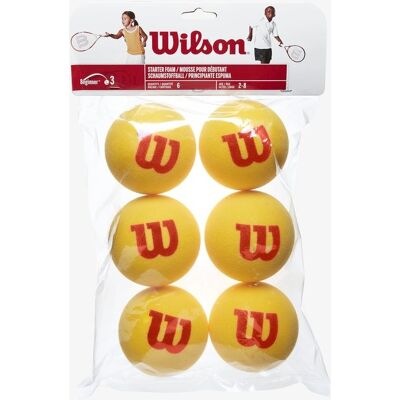 Metodyczne piłki tenisowe WILSON STARTER FOAM 6szt Metodyczne piłki tenisowe WILSON STARTER FOAM 6szt