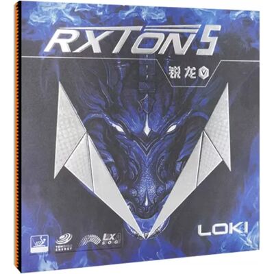 Okładzina Do Tenisa Stołowego Loki Rxton 5 2.1mm Na Rakietkę Czarna Okładzina Do Tenisa Stołowego Loki Rxton 5 2.1mm Na Rakietkę Czarna