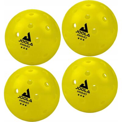 Piłeczki do Pickleball Joola Primo BALL USAPA żółte 4 sztuki zewnętrzne Piłeczki do Pickleball Joola Primo BALL USAPA żółte 4 sztuki zewnętrzne