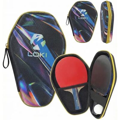 LOKI Pokrowiec Podwójny Na 2 Rakietki Do Tenisa Stołowego 2 Paletki Ping Ponga LOKI Pokrowiec Podwójny Na 2 Rakietki Do Tenisa Stołowego 2 Paletki Ping Ponga