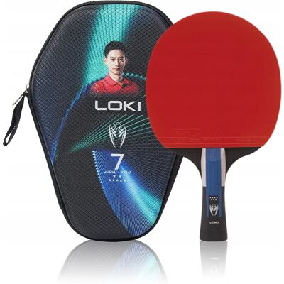 Rakietka Do Tenisa Stołowego Pro Z Pokrowcem Paletka Do Ping Ponga Loki K7 Rakietka Do Tenisa Stołowego Pro Z Pokrowcem Paletka Do Ping Ponga Loki K7