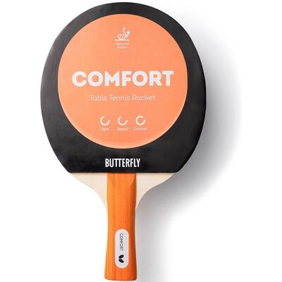 RAKIETKA PALETKA DO TENISA STOŁOWEGO PING PONG BUTTERFLY COMFORT RAKIETKA PALETKA DO TENISA STOŁOWEGO PING PONG BUTTERFLY COMFORT