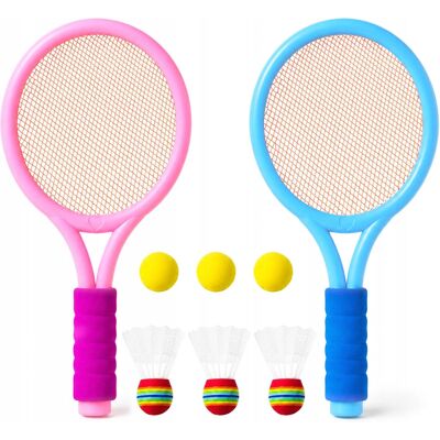 Inny producent Rakietki Rakiet 8 Sztuk Badminton Tenis Dzieci Bezpieczny Trwały Inny producent Rakietki Rakiet 8 Sztuk Badminton Tenis Dzieci Bezpieczny Trwały