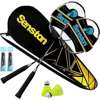 Inny producent Zestaw Do Gry Badminton 2x Rakieta Torba Lotki Zabawa Ogród Dla Dzieci Inny producent Zestaw Do Gry Badminton 2x Rakieta Torba Lotki Zabawa Ogród Dla Dzieci