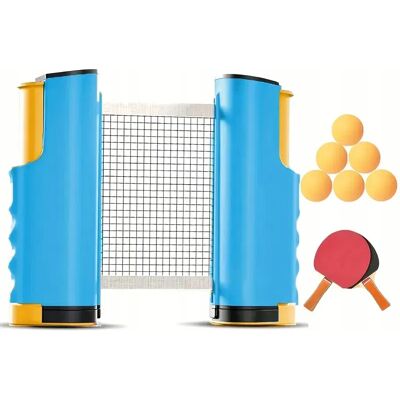 Deco-Online Zestaw Do Ping Ponga Siatka Rakietki Piłeczki + Mocowanie Super Cena Deco-Online Zestaw Do Ping Ponga Siatka Rakietki Piłeczki + Mocowanie Super Cena