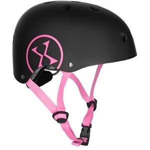 NILS EXTREME Bezpieczny Kask Czarno Różowy Dla Dziecka Rozmiar S 52-56 CM ABS - EPS NILS EXTREME Bezpieczny Kask Czarno Różowy Dla Dziecka Rozmiar S 52-56 CM ABS - EPS