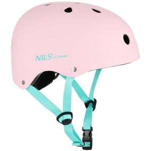 NILS EXTREME Bezpieczny Kask Różowy Dla Dziecka Rozmiar L 58-61 CM ABS - EPS NILS EXTREME Bezpieczny Kask Różowy Dla Dziecka Rozmiar L 58-61 CM ABS - EPS