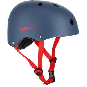 NILS EXTREME Bezpieczny Kask Szaro-Czerwony Dla Dziecka Rozmiar S 52-56 CM ABS - EPS NILS EXTREME Bezpieczny Kask Szaro-Czerwony Dla Dziecka Rozmiar S 52-56 CM ABS - EPS