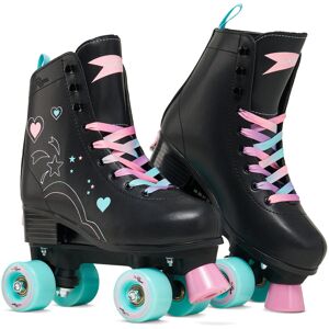 Klasyczne Retro Wrotki Regulowane RAVEN Zana Black 31-34 Klasyczne Retro Wrotki Regulowane RAVEN Zana Black 31-34