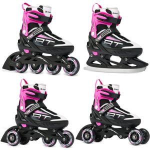 Rolki Wrotki Łyżwy figurowe 4w1 RAVEN Profession Black/Pink Rolki Wrotki Łyżwy figurowe 4w1 RAVEN Profession Black/Pink