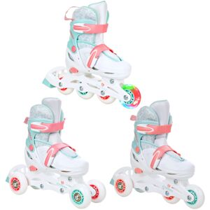 Rolki-Wrotki Regulowane 3W1 Croxer Inez 34-37 Led Rolki-Wrotki Regulowane 3W1 Croxer Inez 34-37 Led